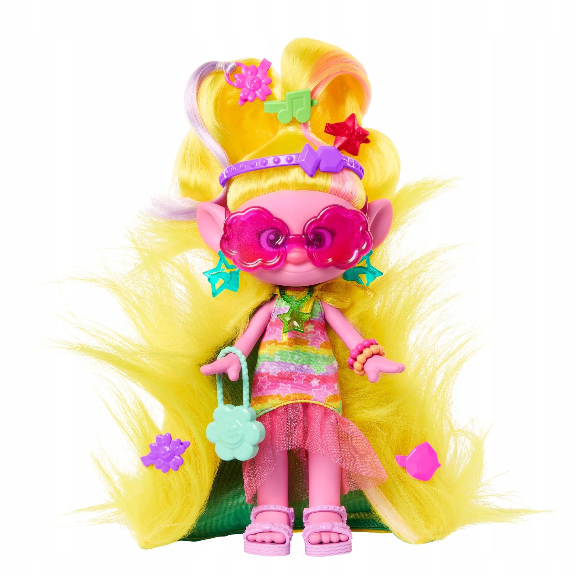 Mattel Trolls Hairsational Reveal Viva lalka wyczesane niespodzianki HNF17 9d997d645023b651f251b0e6b061b981