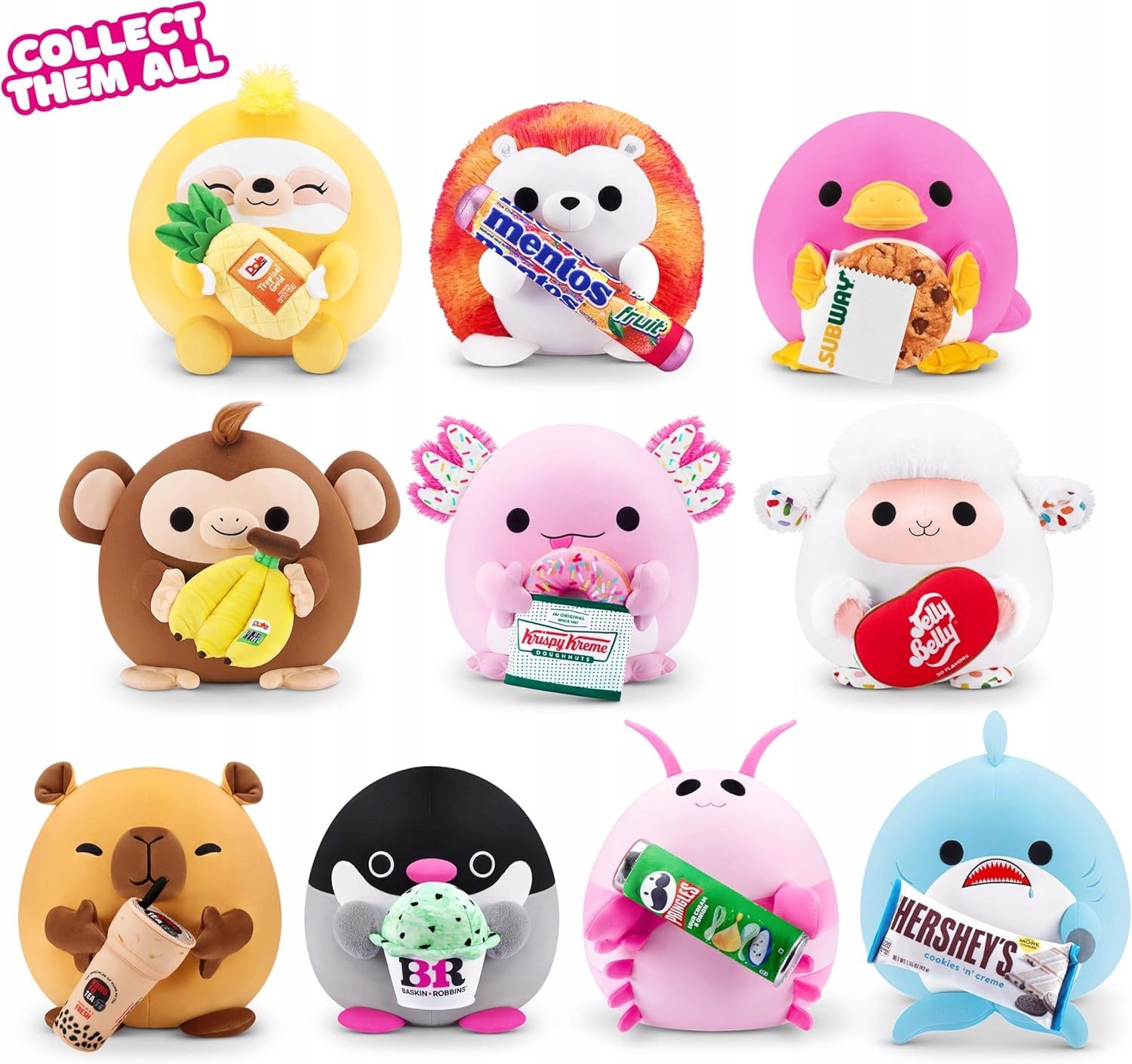 ZURU Snackles seria 2 BABRA 20 cm squishy maskotka owieczka 4513744f2267a1d367a21ffcbe045fa1