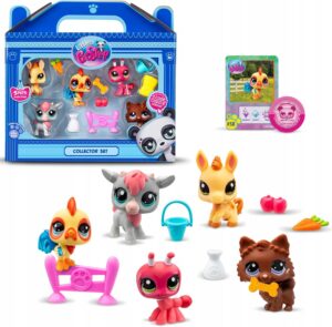 Littlest Pet Shop Collector Set zestaw 5 figurek LPS G7 nowa generacja