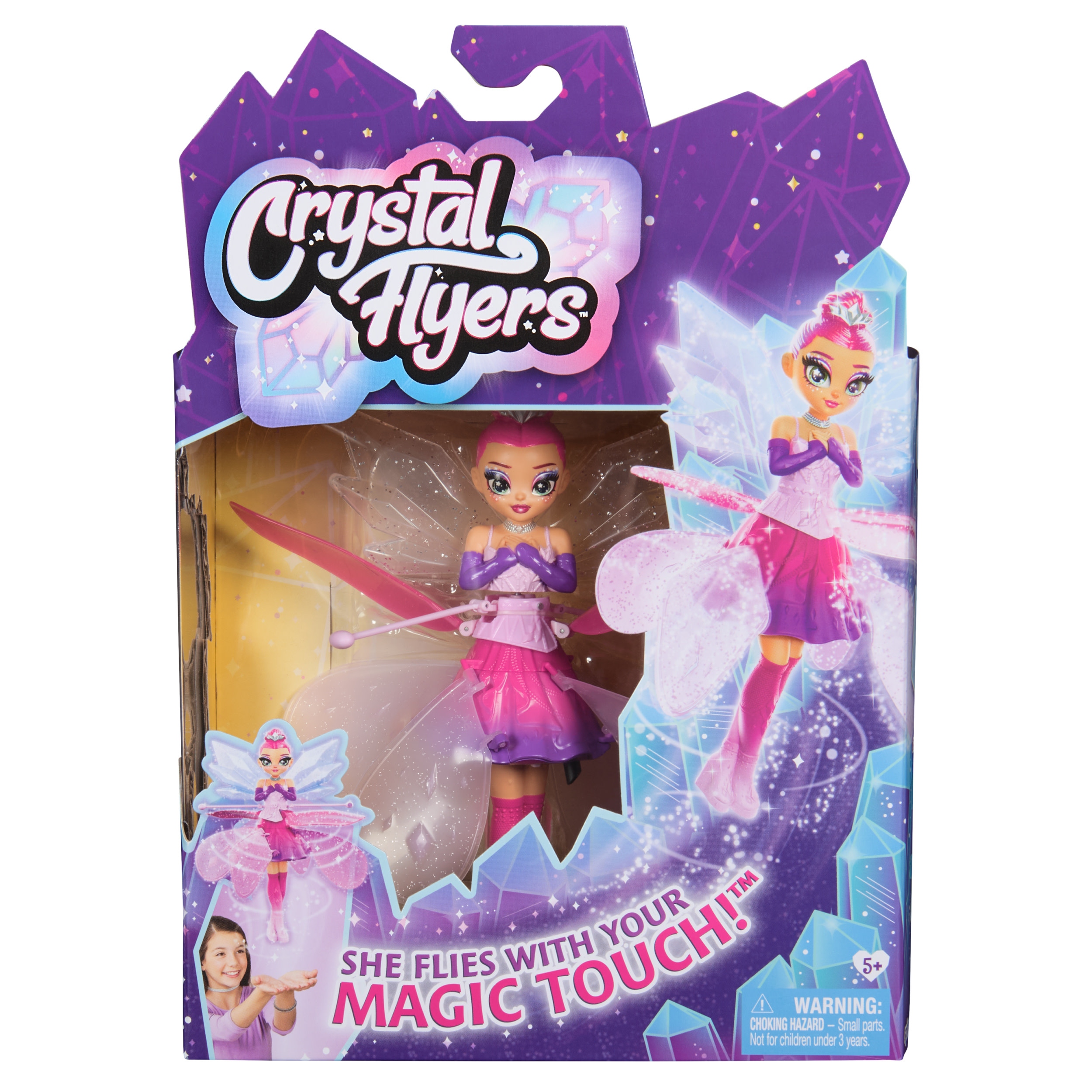 Spin Master Crystal Flyers latająca wróżka lalka sterowana dłonią c481ed7ec8347cbcf773bdb15d4b7460