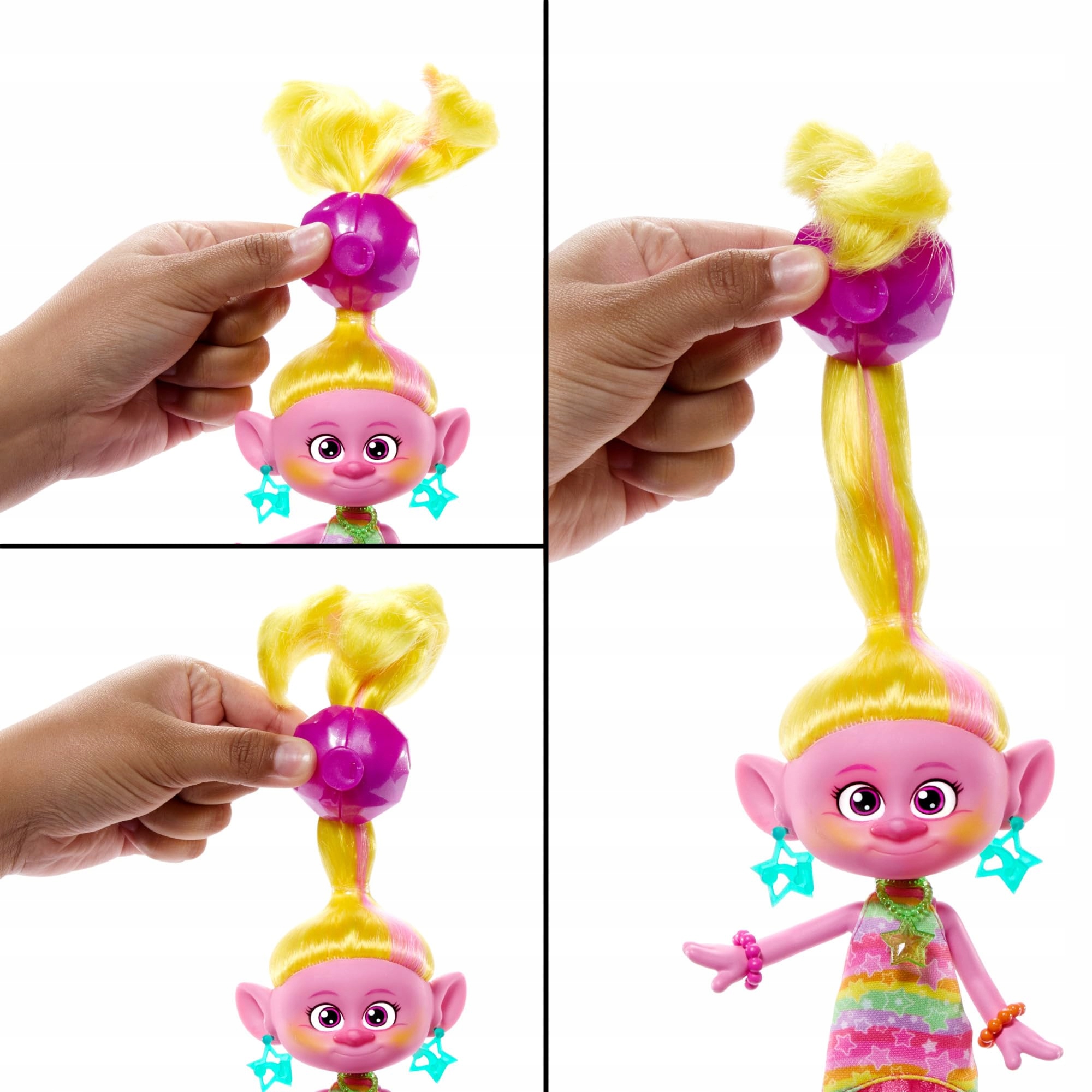 Mattel Trolls Hairsational Reveal Viva lalka wyczesane niespodzianki HNF17 e57a7ee84aa4c306fa543759df8f5a29