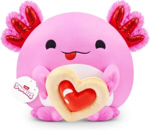 Maskotka Snackles Aksolotl 35cm ZURU duży pluszak z ciastkiem squishy